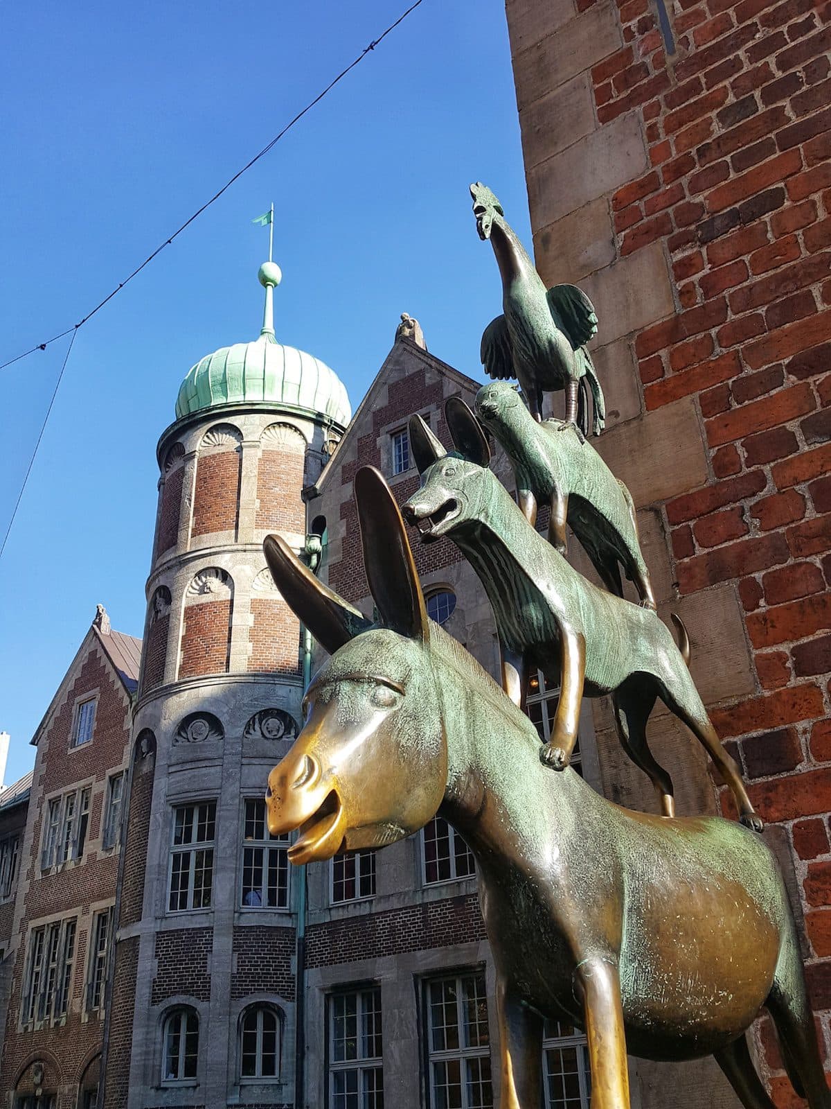 Stadtführung in Bremen: an den Bremer Stadtmusikanten