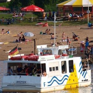 Das Café Sand – Sandstrand im Herzen Bremens