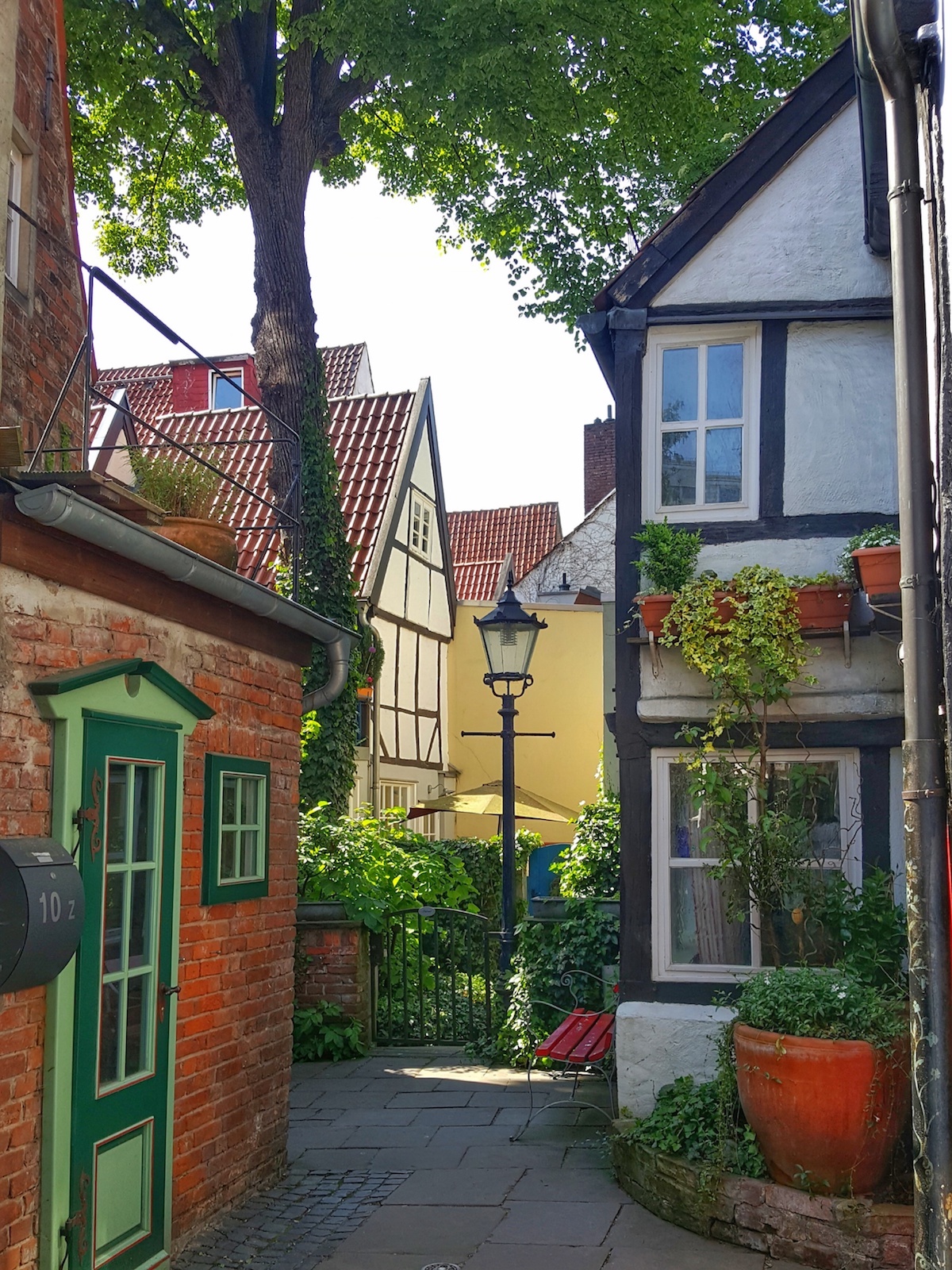 Das Schnoor-Viertel in Bremen: Hinterhöfe