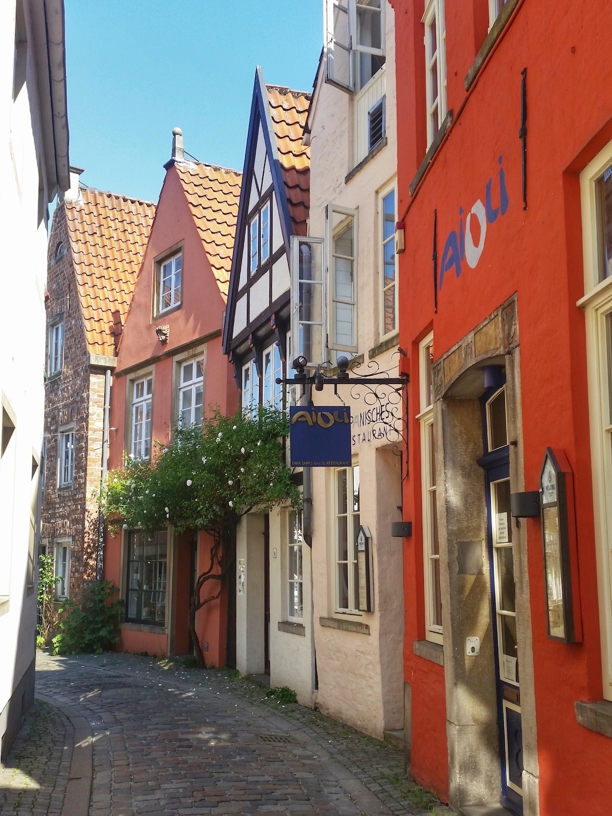 Das Schnoor-Viertel in Bremen: die Schnoor-Gasse 